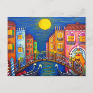 Carte postale Venise Lune
