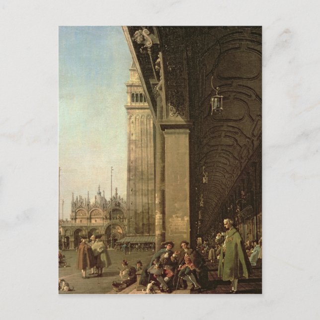 Carte Postale Venise : Piazza di San Marco et Colonnade (Devant)