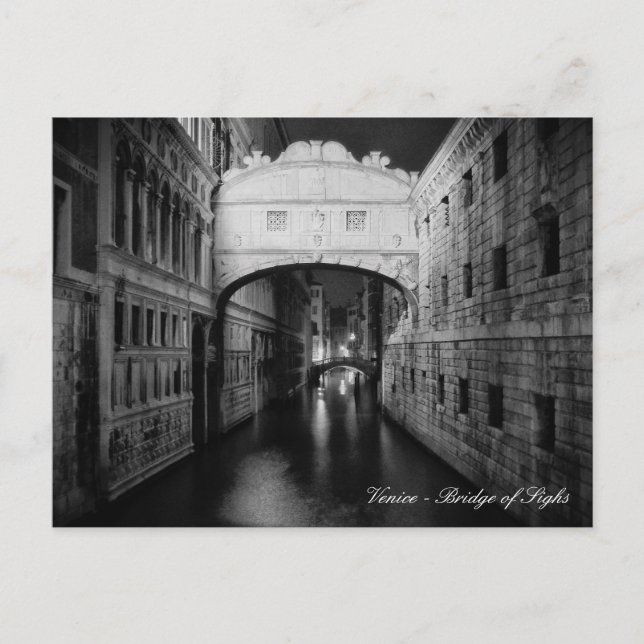 Carte Postale Venise - Pont des Soupirs, vacances Italie (Devant)