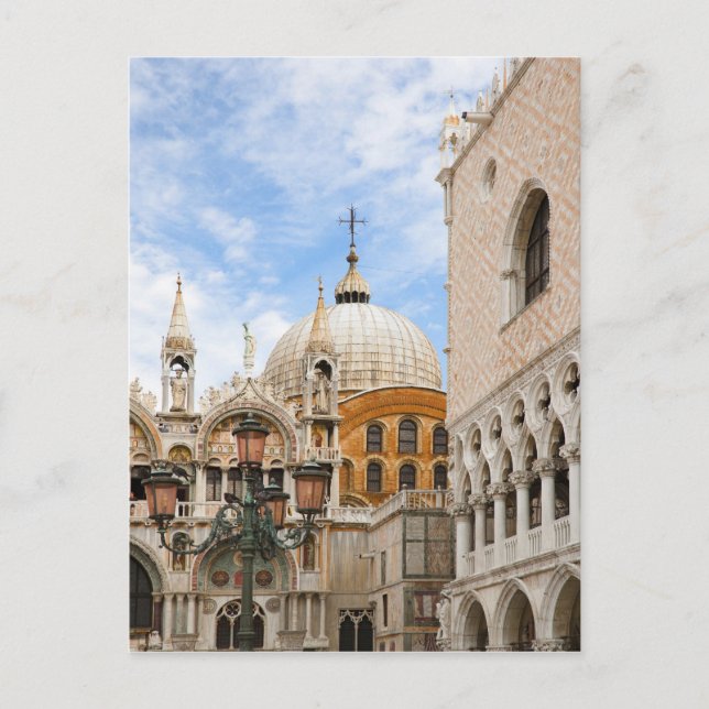 Carte Postale Venise, Vénétie, Italie - Les oiseaux sont perchés (Devant)