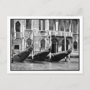 Carte postale Vénitienne Gondolas