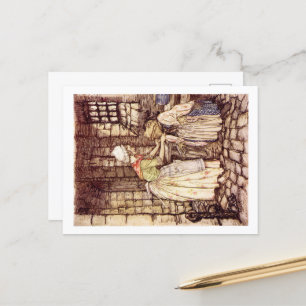 Carte postale Vent dans les saules