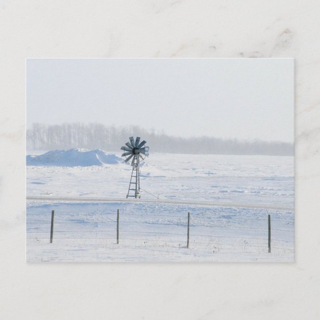 Carte Postale Vent d'hiver (Devant)