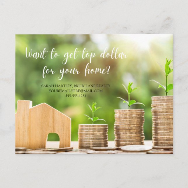Carte Postale Vente de biens immobiliers (Devant)