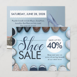 Carte Postale Vente de chaussures