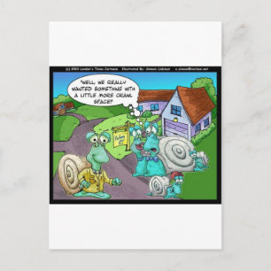 Carte Postale Ventes immobilières escargot Cadeaux et objets de