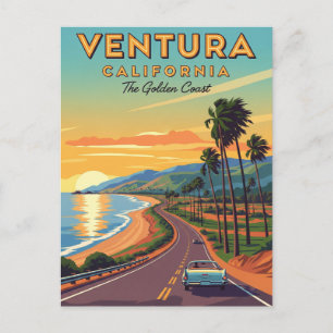 Carte Postale Ventura Golden Coast Californie