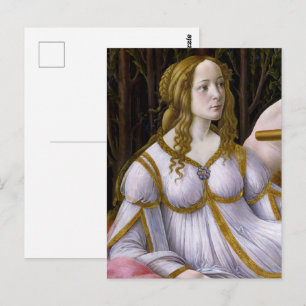 Carte Postale Vénus de Botticelli Déesse de l'Amour Art de la Re