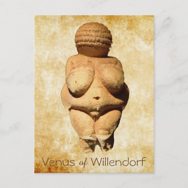 Carte Postale Vénus de Willendorf Art ancien (Devant)