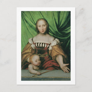 Carte Postale Vénus et Cupidon, c.1524 (huile sur bois de tilleu