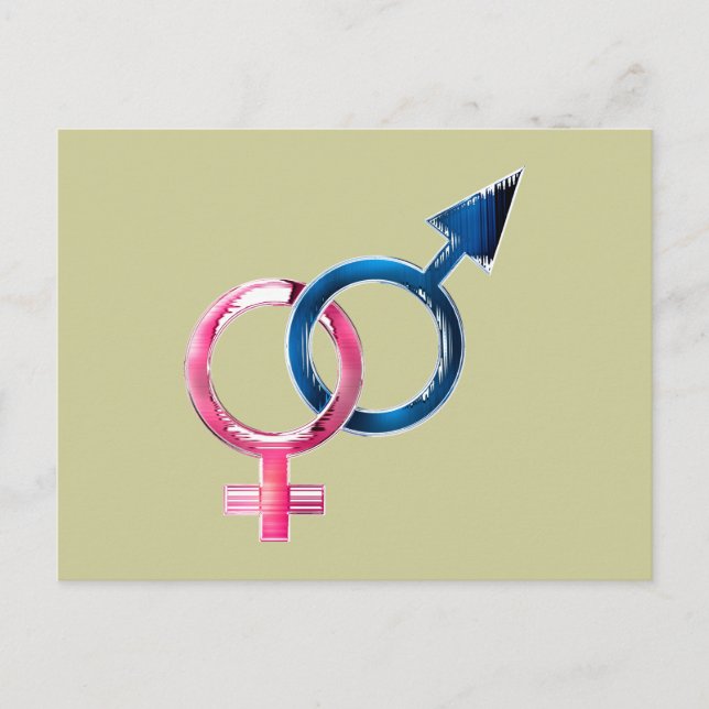 Carte Postale Vénus et Mars (Devant)