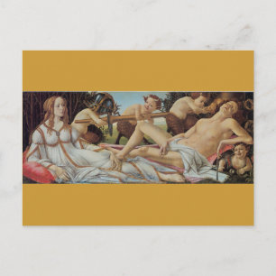 Carte Postale Vénus et Mars par Sandro Botticelli