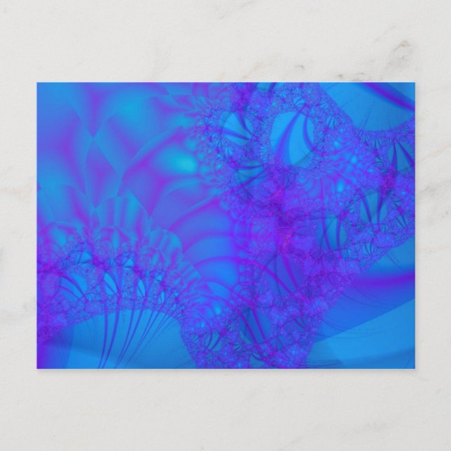 Carte postale Veranda bleue (Devant)