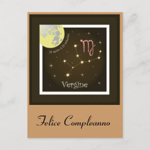 Carte Postale Vergine 23 agosto al 23 settembre