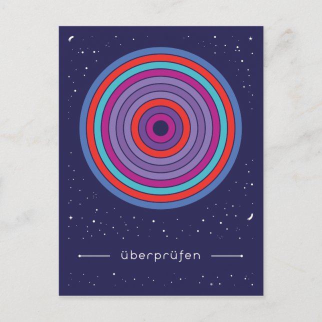 Carte Postale vérifier (Devant)