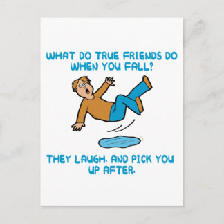 Carte Postale Véritables amis