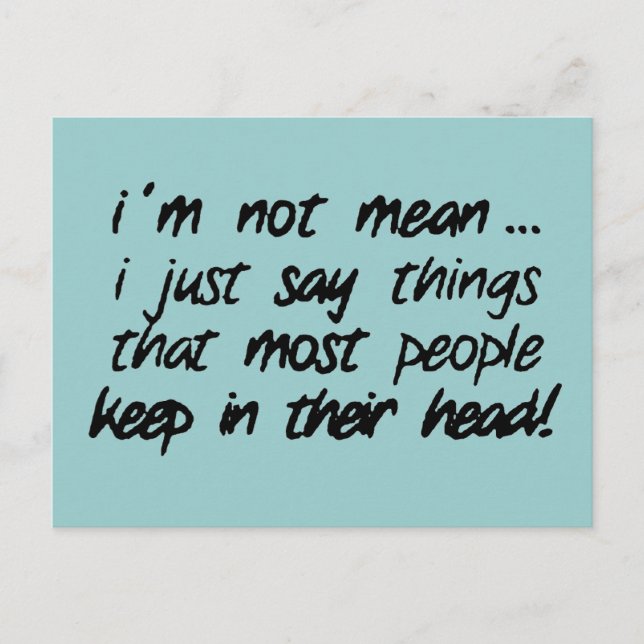 Carte Postale Vérité (Devant)