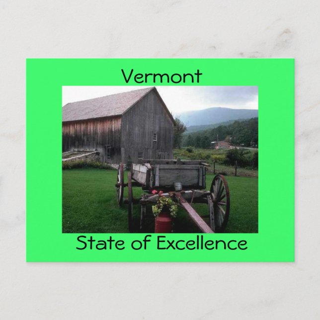 Carte Postale Vermont (Devant)