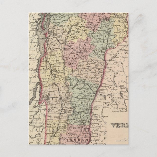 Carte Postale Vermont (Devant)