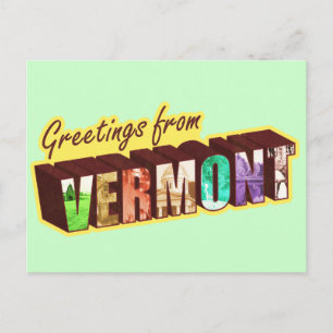 Carte Postale Vermont"