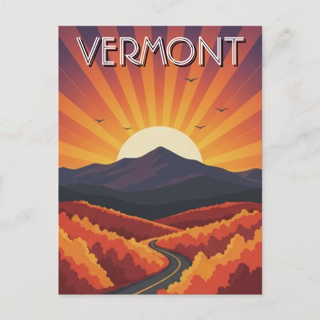 Carte Postale Vermont Travel (Devant)