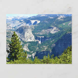 Carte Postale Vernal & Nevada Falls from Glacier Point, CA