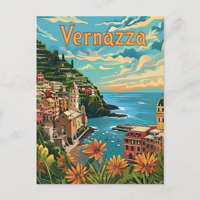 Carte Postale Vernazza Cinque Terre (Devant)