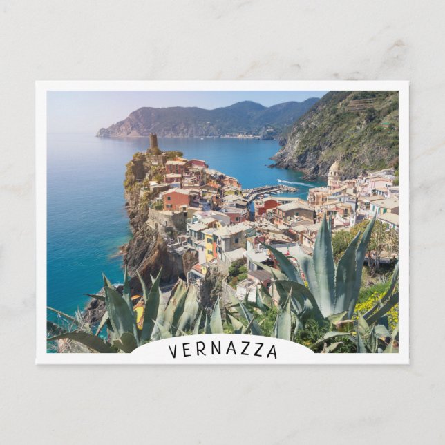 Carte Postale Vernazza ville des Cinque Terre (Devant)