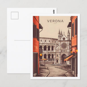 Carte Postale Vérone Italie Lieu de voyage célèbre