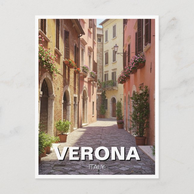 Carte Postale Vérone Italie Travel (Devant)