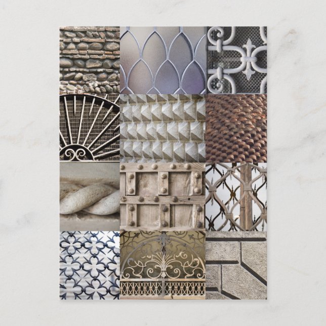 Carte postale Vérone Texture (Devant)