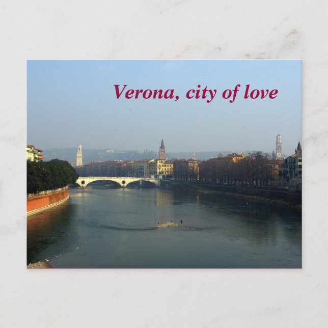 Carte Postale Vérone, ville de l'amour (Devant)