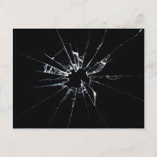 Carte Postale Verre cassé no 1