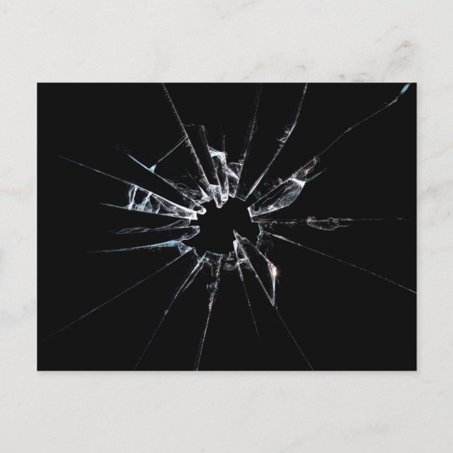Carte Postale Verre cassé no 1 (Devant)