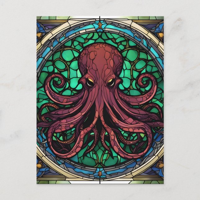 Carte Postale Verre Cthulhu (Devant)