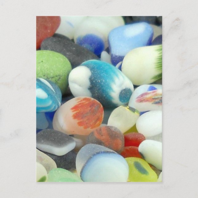 Carte Postale Verre de mer de père Noël Cruz (Devant)