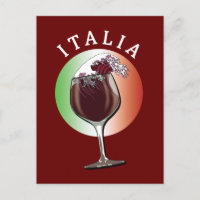 Verre de vin italien - Italia, Italie