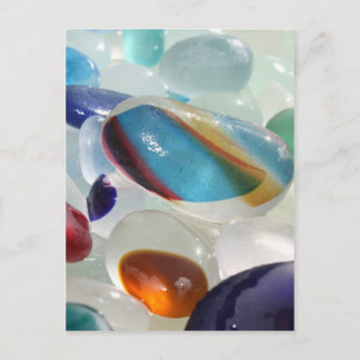 Carte Postale Verre marin arc-en-ciel