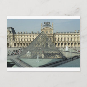 Carte Postale Verre Paris Louvre