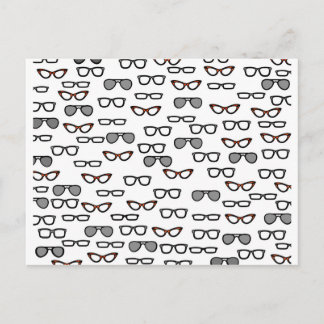 Carte Postale Verres de Hipster