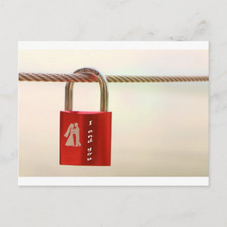 Carte Postale Verrouillage d'amour