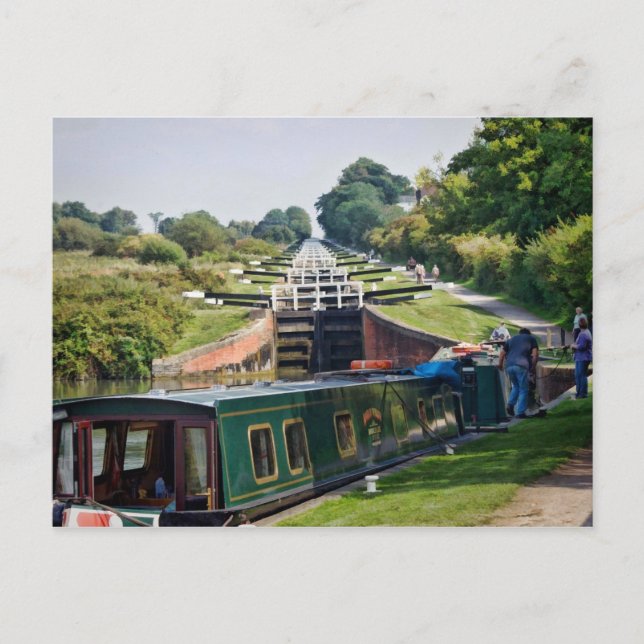 Carte Postale Verrouillages des canaux (Devant)