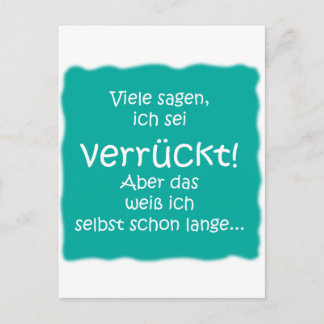 Carte Postale Verrückt !