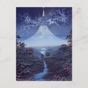 Carte Postale Vers l'aube sur le monde des anneaux