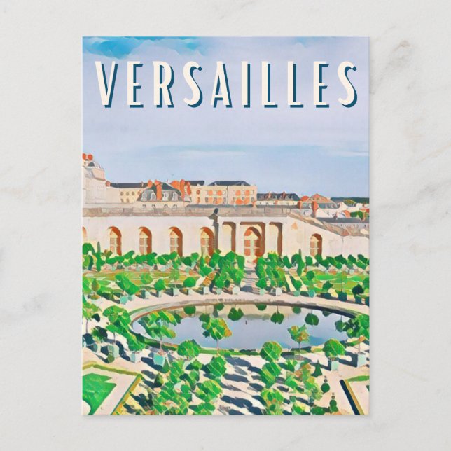 Carte Postale Versailles Photo Vintage  (Devant)