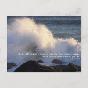 Carte postale Verset Bible