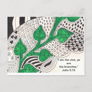 Carte postale Verset Bible