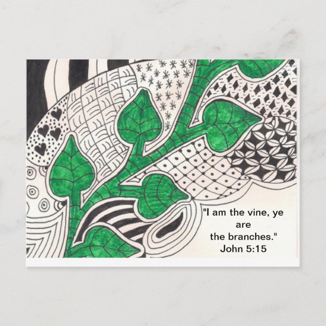 Carte postale Verset Bible (Devant)