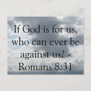 Carte Postale Verset biblique inspirant