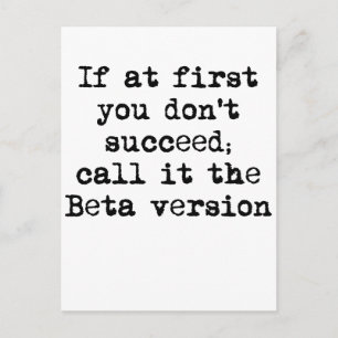 Carte Postale Version bêta